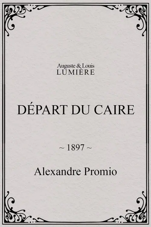 Départ du Caire