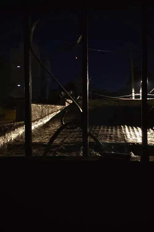 views smoking a cigarette at the window (with stealth)