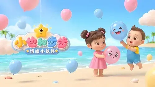 小也和步步 情绪小伙伴