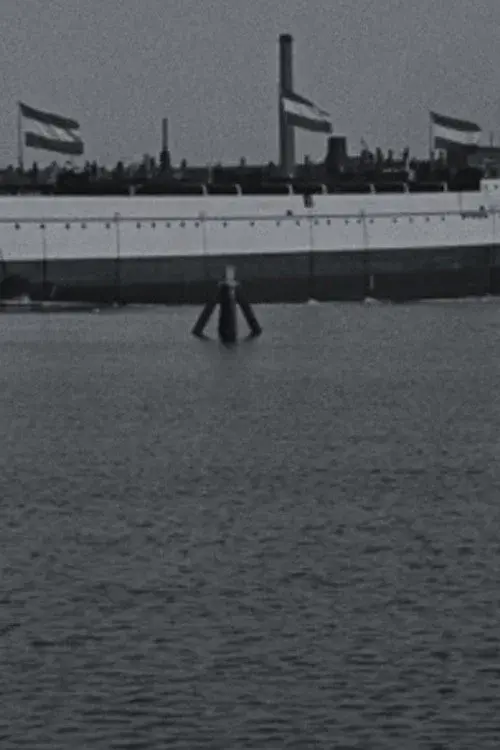 Te water laten van de 'Koningin Regentes' aan de marinewerf, 1900