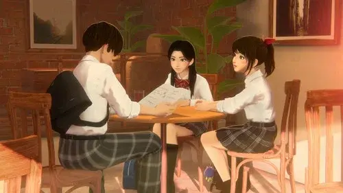 high school girl & the magic notebook