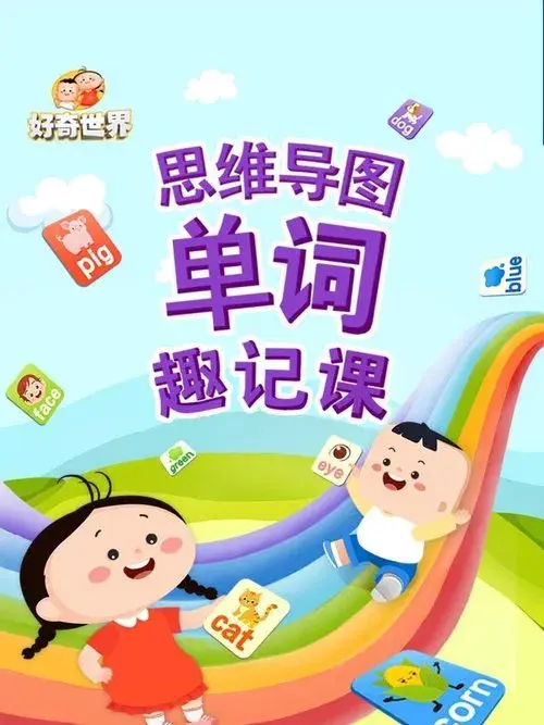 好奇世界思维导图单词趣记课