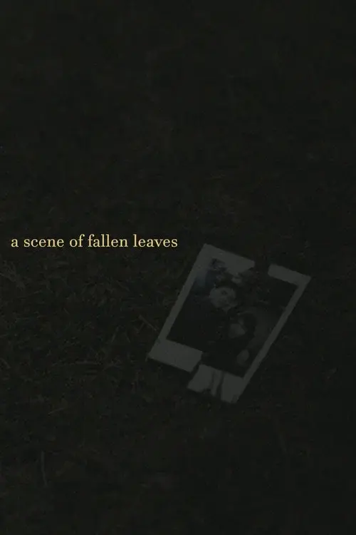 a scene of fallen leaves
