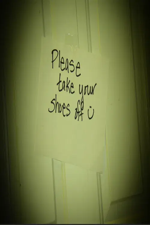 Please take your shoes off