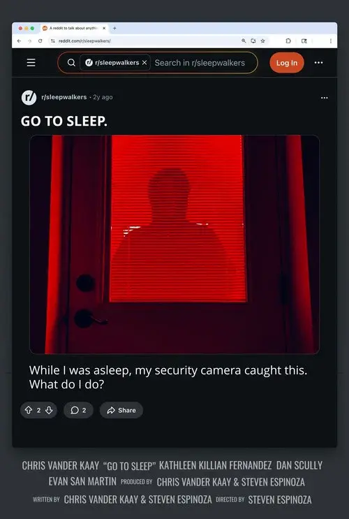 Go to Sleep