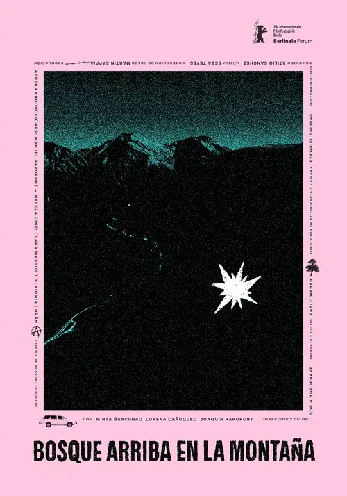 Bosque arriba en la montaña