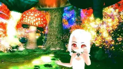 森の妖精 キノコの娘 / アニメちゃんに会える国