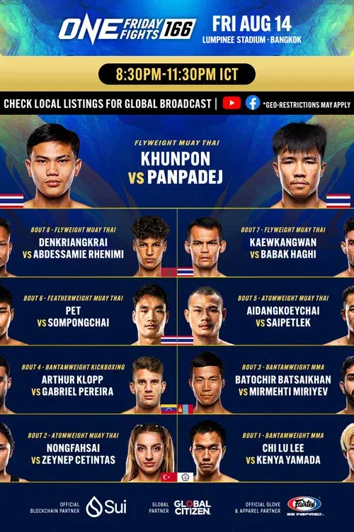ONE Friday Fights 166: Khunpon vs. Panpadej