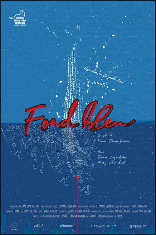 Fond bleu