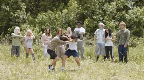 Young Women Fighting