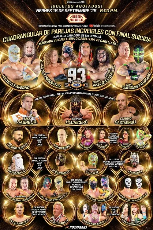 CMLL: 93 Aniversario