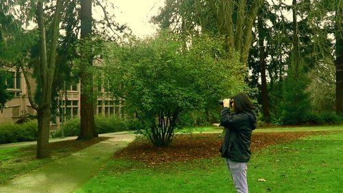 A Man Finds Binoculars