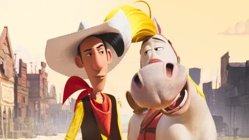 Lucky Luke in Welcome to Fanga Town