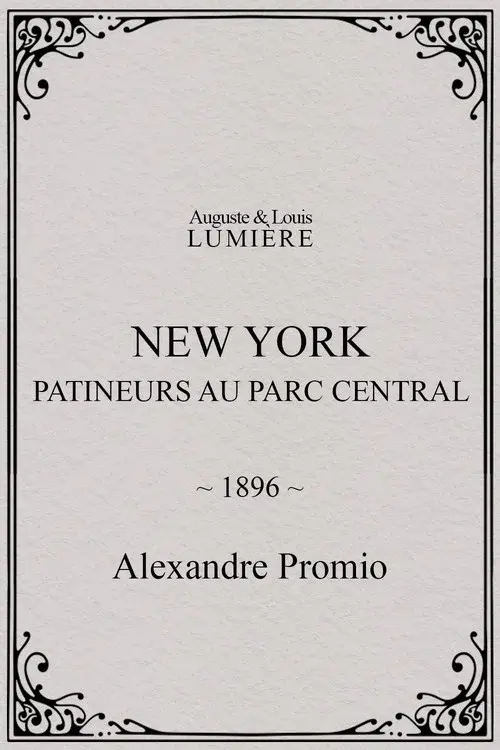New York, patineurs au Parc central