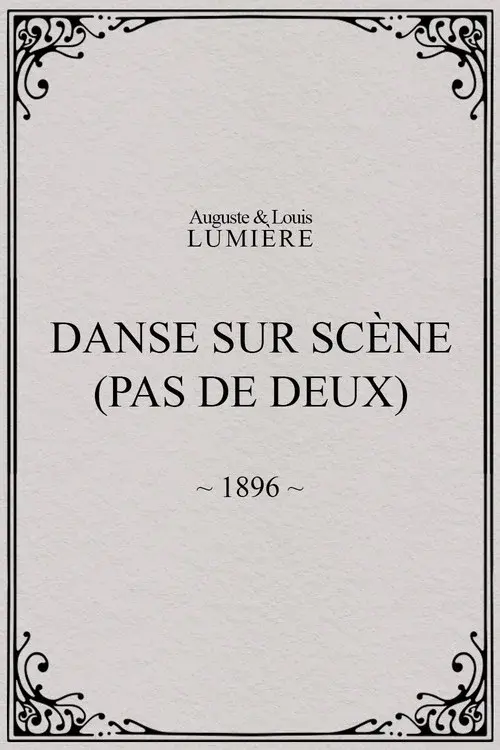 Danse sur scène (pas de deux)