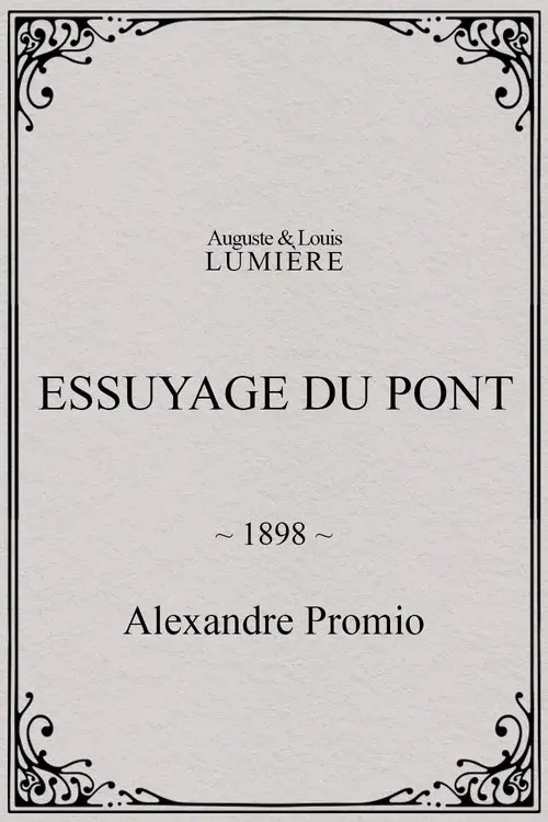 Essuyage du pont