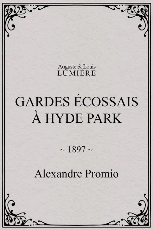 Gardes écossais à Hyde Park