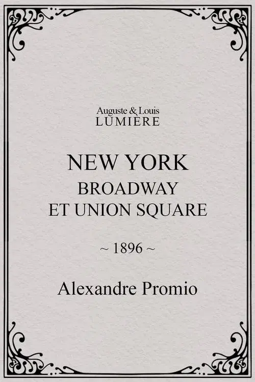 New York, Broadway et Union Square