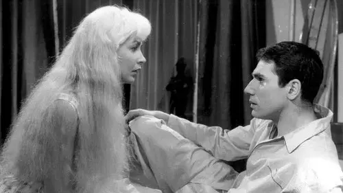 Blonde in a White Car