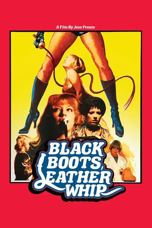 Botas negras, látigo de cuero